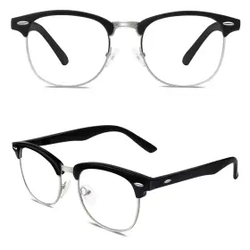 Usfba8056b-03 Cgid Happy Store Cn56 Vintage Inspired Classic Horn Rimmed Half Frame Nerd Uv400 C