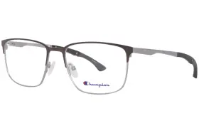 165752-3 Champion Chasex C03 Titanium Eyeglasses Mens Gunmetal/silver Full Rim 59mm