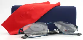 57-18-150 Champion Surgex200 C03 Navy Mens Rectangle Full Rim Eyeglasses B 41