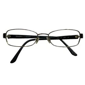 Chanel 2066-c.127 Eyeglasses Womens Silver Full Rim Rectangular 53-17-135