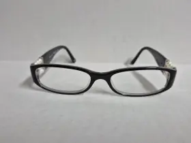 53-16-135 Chanel 3155-h Eyeglasses Black Pearl Accent Made In Italy