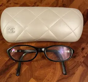 315c-hc501 Chanel Collection Perle Eyeglass Frames. 315c-hc501. Italy. For Frames Only