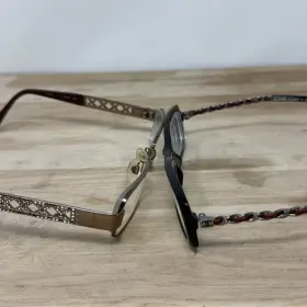 3222-q Chanel 2 Vintage Reading Glasses Frames W Crystals 2082 B /