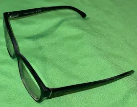 C.501s Chanel 501s Eyeglasses 3255 Polished Black Square Frame Italy 54 16 140
