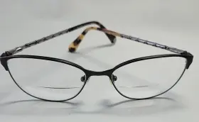 Ac9317620 Chanel Eyeglass Frames Black And Peach Gold Toned Metal Need New Lenses