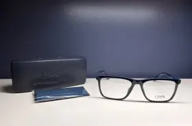 3061u Chaps Blue Plastic Full Rim Eyeglasses Frames
