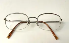 52-20-140 Chaps Cp2004 123 Mens Eyeglasses Frames Silver Half-rim Oval