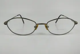 Cp2020 Chaps 105 Eyeglasses Frame 48 17 135mm Mens Brown Oval Metal Full Rim