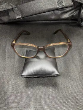 54-15-145 Chaps Cp3049 5927 Brown Rectangle Full Rim Eyeglasses