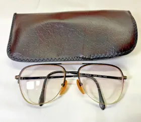 4017 Charmant Titanium Eyeglass Frames Aviator Glasses 140mm Only Vintage