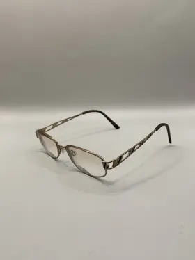 52-17-125 Charmant Charmont Eyeglasses Ch1087ox Brown Oval Titanium Metal Frames