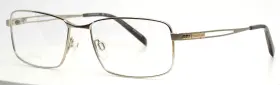 55-17-140 Charmant Ch10759 Wp White Platinum Mens Rectangle Full Rim Eyeglasses