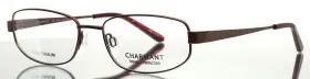 53-17-140 Charmant Ch12070 Bu Burgundy Mens Rectangle Full Rim Eyeglasses B 31