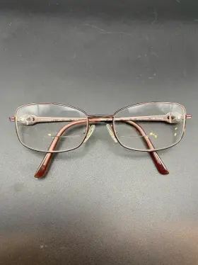 53-17-135 Charmant Ch12080 Eyeglasses Pk Pure Titanium Copper/pink Frame Only