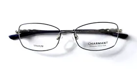 Ch29209bl16140 Charmant Ch29209 Bl Black Unisex Cat Eye Rimless Authentic Eyeglasses 52-16-140
