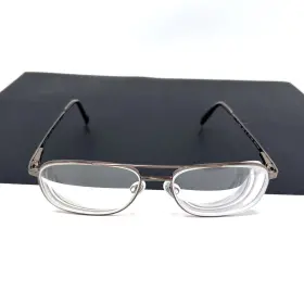 Charmant Ch8143 Ch 8143 Brown Gunmetal Authentic Frames Eyeglasses 56-17-145