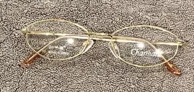 Ch8279 Charmant Nos Gold Glasses 100% Titanium No Nickel Allergen 51-18-140mm