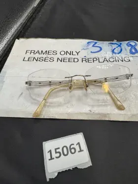 Xl2012 Charmant Eyeglasses Wg Line Art White Gold Rimless Frame Japan 51 17 135