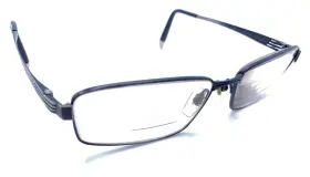 Zt19821r Charmant Titanium Black Gray Rectangle Eyeglasses Frames 57-15 140