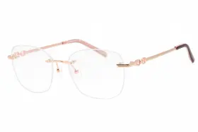 Pc71072 Charriol 71072 C03 Eyeglasses Shiny Pink Gold Bordeaux Frame 54mm