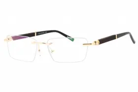 Pc75109 Charriol 75109 C03 Eyeglasses Shiny Gold Black Frame 57mm