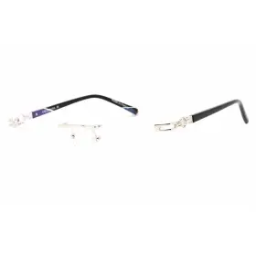 Pc71051 Charriol Mens Eyeglasses Shiny Silver/gold Rectangular Metal Frame C02