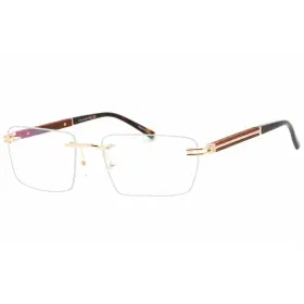 Pc75118 Charriol Mens Eyeglasses Shiny Gold/tortoise Metal Rimless Frame C01