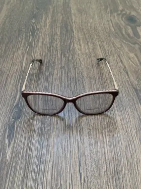 55-16-135 Chelsea Morgan 202221 Cm Burgundy Gold Eyeglasses Frames Only