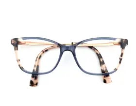 Chelsea Morgan Cm20214 Blue Women Authentic Full Rim Eyeglasses Frames 54-16-145