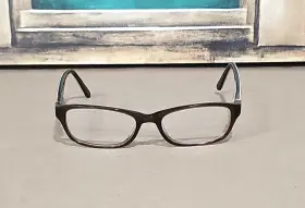 49-16-130 Chelsea Morgan Cmm-4022 Cmm 4022 Brown Rectangular Kids Girls Eyeglasses