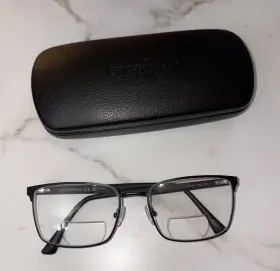 58-19-150 Chesterfield Ch117xl Ch 117xl Eyeglasses Frame Men Matte Gunmetal Black Frames