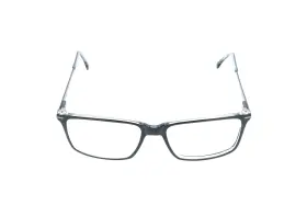 Chlogan Eyewear R1036 Rogue Black Rectangle Eyeglasses Frames 60-18-155
