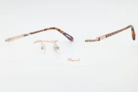 Vchd78s Chopard 190605230091 08mz Eyeglasses Gold Copper Frame 55mm