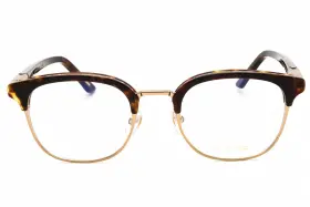 Vchg59-0714 Chopard Vchg590714 Eyeglasses Women Shiny Havana Frame Clear Lens 51-22-145 New