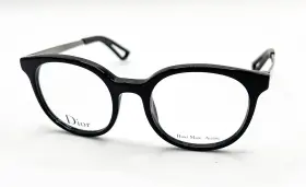 Cd3287 Christian Dior New Ans Black Authentic Eyeglasses 48-20