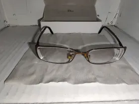 Cd3676 Christian Dior Cd3676/strass Cd 3676/strass Dvj Brown Authentic Eyeglasses Frames Only