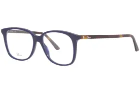 Montaigne55 Christian Dior Jbw Eyeglasses Frame Womens Blue Havana 52mm