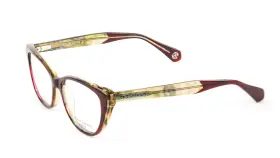Cl1056 Christian Lacroix Cateye Eyeglass Frames 51mm Burgundy