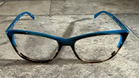 Cin-5086 Cinzia Europa C1 Teal Brown Tortoise Eyeglasses Frames 54-16-140mm Dr1