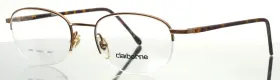 51-19-135 Claiborne C-592 Brz Bronze Unisex Oval Half Rim Eyeglasses B 36