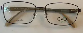 Clearvision 886453445052 Cvo Blanche Aubergine Eyeglasses 56/16/140