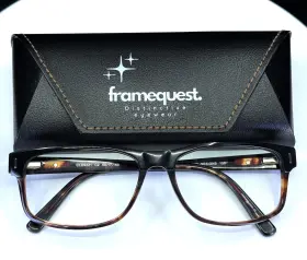Cld9221 Club Level Designs C2 Black Brown Rectangle Eyeglasses Frames Only