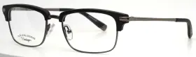 52-18-140 Club Level Designs Cld9225 C3 Black Mens Rectangle Eyeglasses B 35