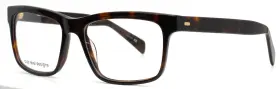 54-16-140 Club Level Designs Cld9237 C1 Tortoise Mens Rectangle Eyeglasses B 39