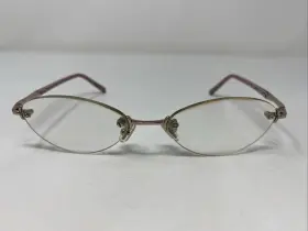 52-17-135 Coach 207af Hc Erin Pink Rimless Metal Eyeglasses Frame Op80