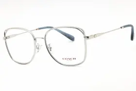 0hc5160d Coach 5160d 9001 Eyeglasses Shiny Silver Frame 54mm
