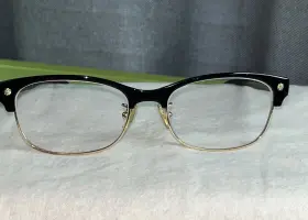 5432 Coach Classy Designer Eyeglass Frames Gold/dark Sig.c Rim 53 17 135 Euc