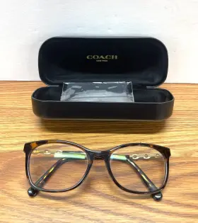 55-17-140 Coach 5485 Hc6121 Dark Tortoise Designer Eyeglass Frames -