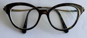 Hc6093 Coach 6093 Hc 5417 Dark Tortoise Shell Gold Authentic Eyeglasses 52-17 Rx