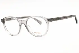 Hc6167u Coach 6167u 5176 Eyeglasses Transparent Grey Frame 51mm